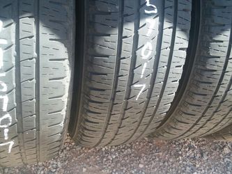 245 70 17 four good truck tires $20 each