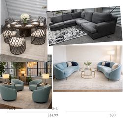 High End Furniture 4 Sales Sofas, Coffee Table, Entry Table, & all