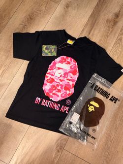 Bape shirt (black & pink size XS)