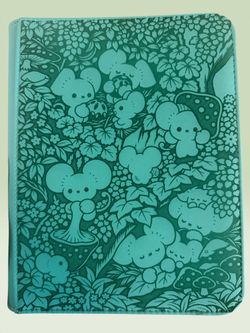 4 Pocket Teal Top Loader Binder featuring Maushold