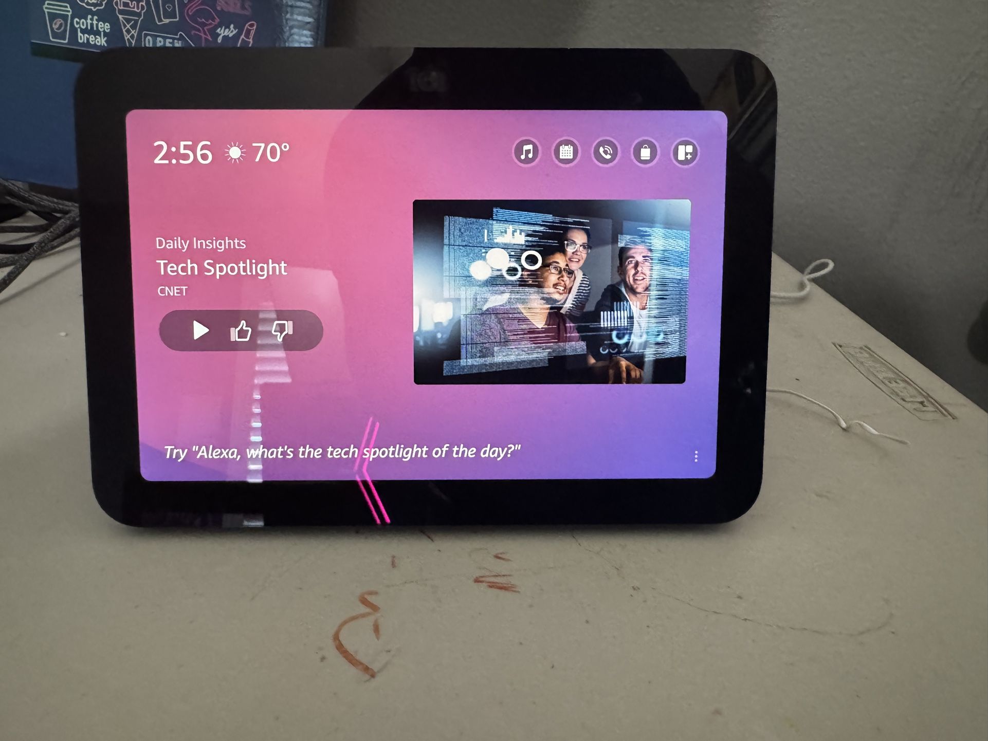 Amazon Echo Show 8, With Spatial Audio and Alexa+ Early Access, Smart Home Hub, ideal for open living spaces, Charcoal