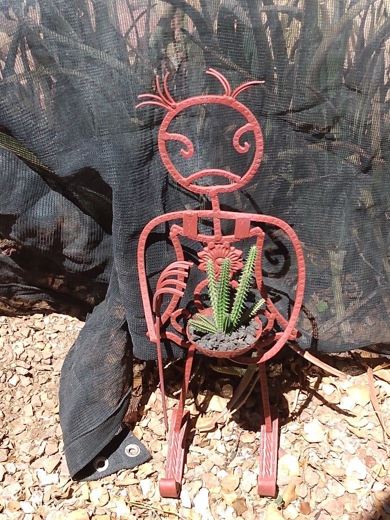 Garden Girl Yard Art