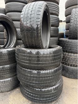 285/45/R22 marca BRIDGESTONE las 4 llantas instaladas y balanceadas