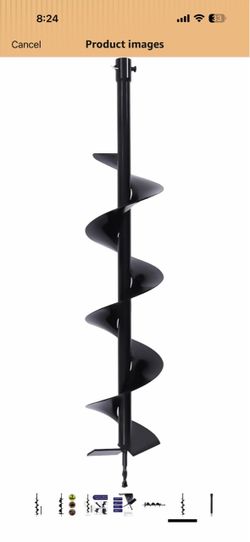 DYRABREST Auger Drill Bit 6 inch Garden Plant Flower Bulb Auger Spiral Hole Drill for Post Holes Replacement Earth Digger Planting Drill 41  20$