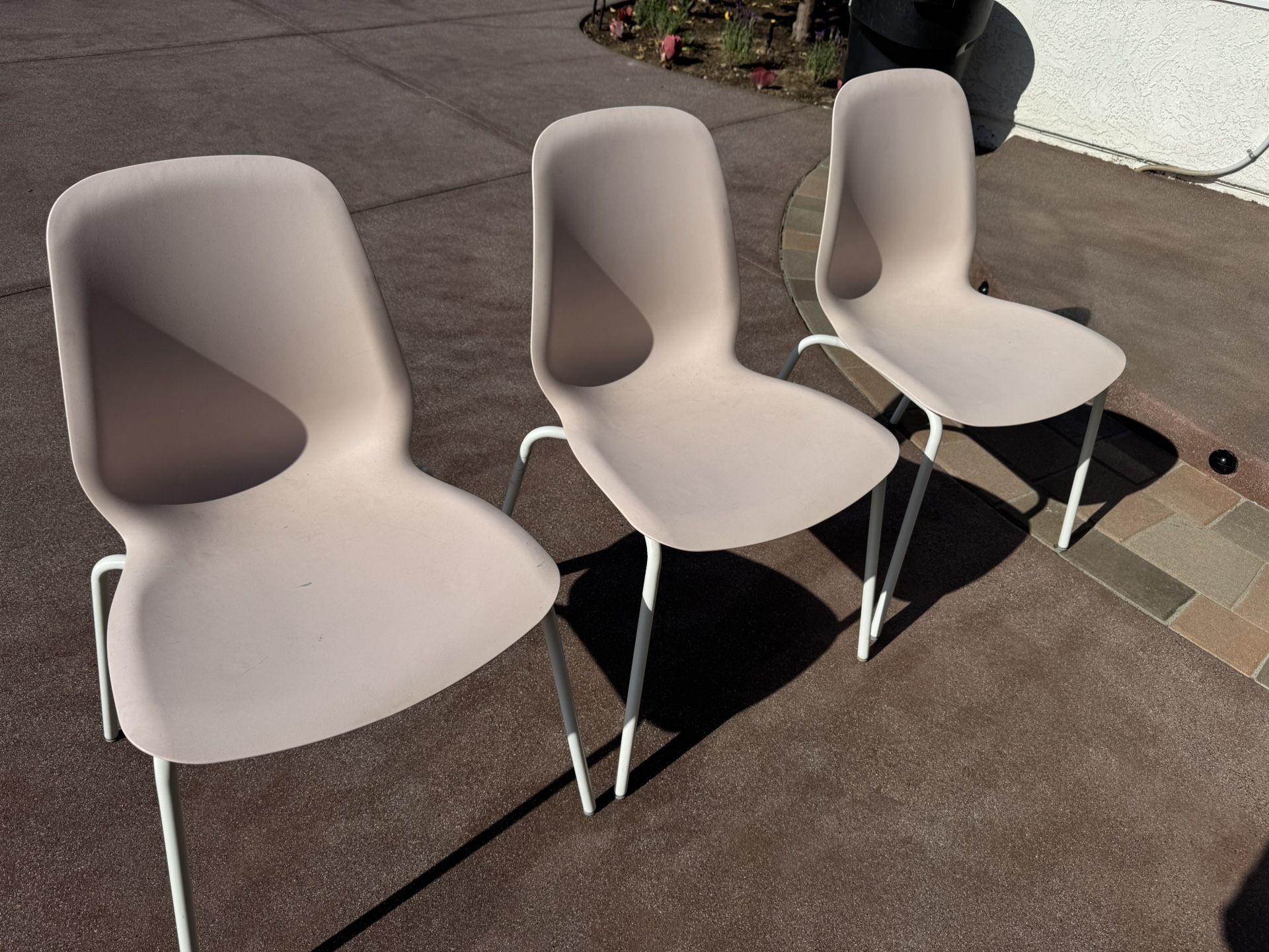 Ikea Light Pink Chairs