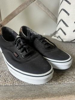 Vans Black Canvas Shoes