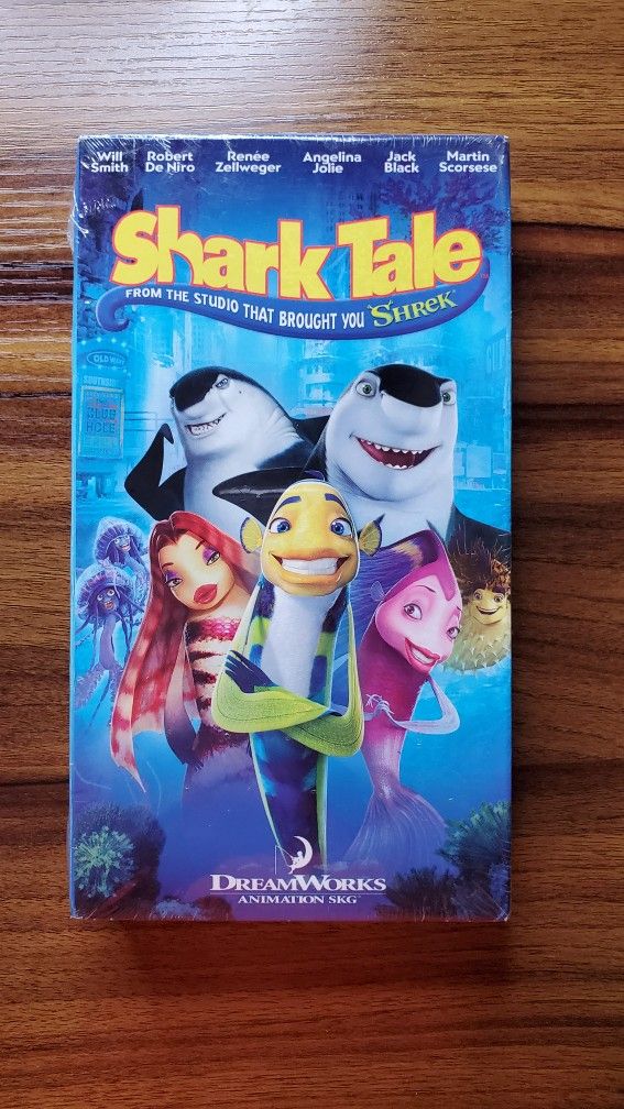Shark Tale (VHS, 2005, Paper Sleeve) FACTORY SEALED NEW DreamWorks