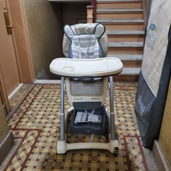Graco Blossom LX 4-in-1 High Chair & Seating System with Booster Seat Attachment