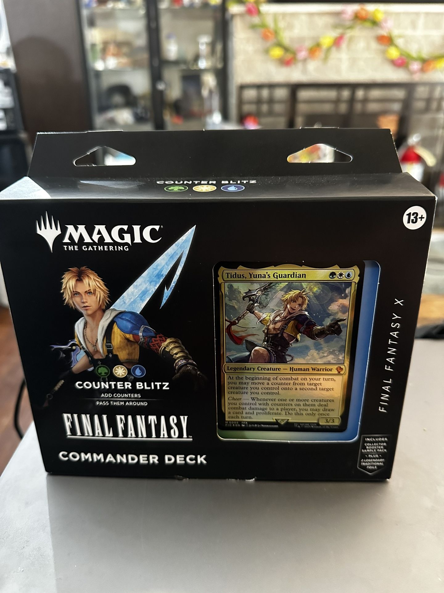 Final Fantasy Magic Commander Tidus Deck Counter Blitz
