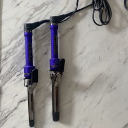 Ion Titanium Pro 1/2” & 1” Curling Iron Set 