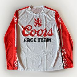 Coors Classic Race Team  Beer CYCLING Jersey Cycling Long Sleeve  Sleeve Sz Lrg