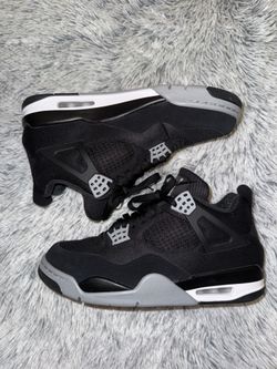 Jordan 4 Black Canvas