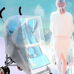 Stroller rain cover