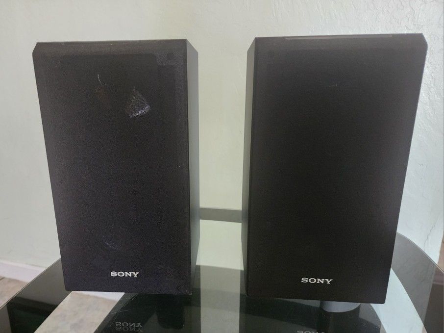 Sony SSCS5 3-Way 3-Driver Bookshelf Speaker System (Pair) - Black