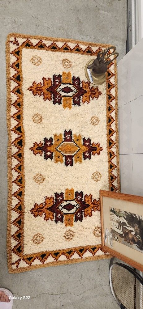 Vintage Hand Crafted Rug