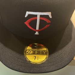 Twins Fitted Hat 25 Year Patch 7 5/8
