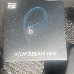 Powerbeats pro new in sealed box, sweat, and water resistant EarPods