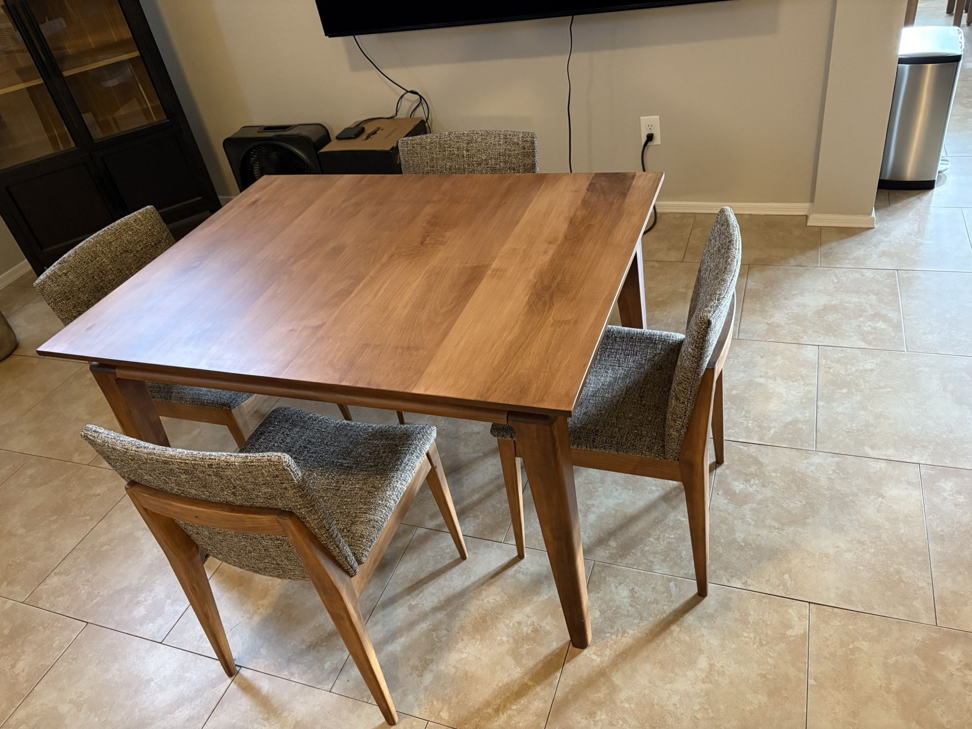 Solid Maple Kitchen Table Amish Made Brand New