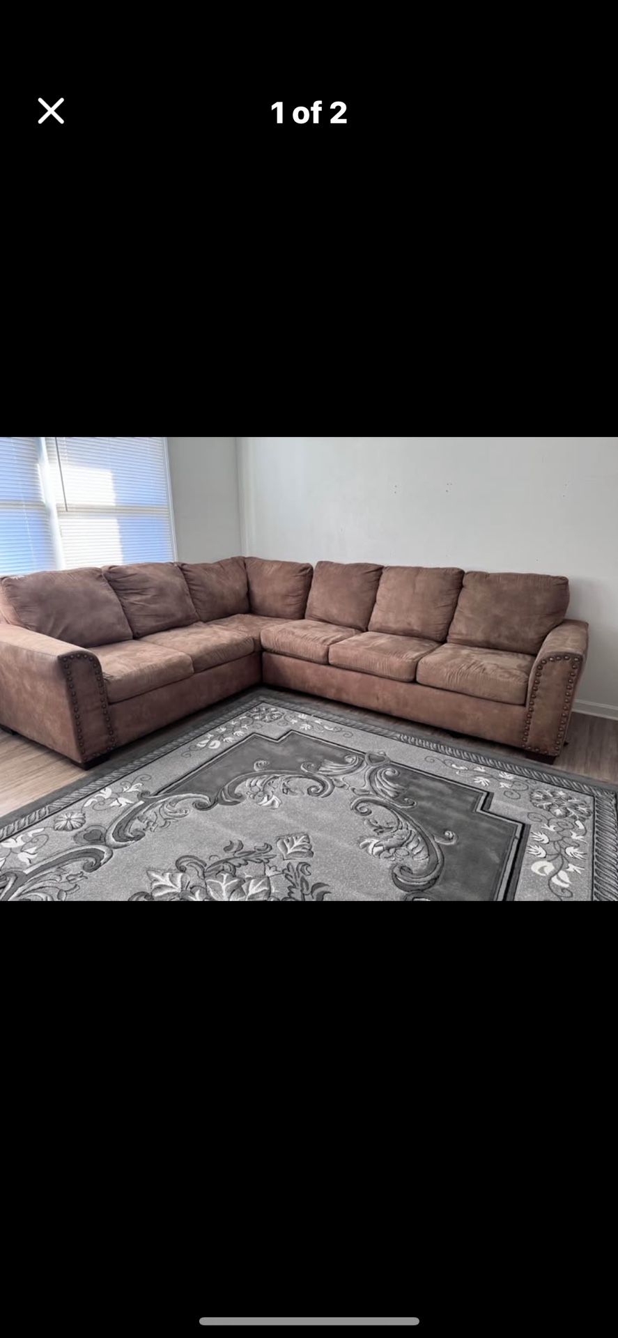 Brown Sectional