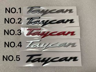 Porsche vehicle stickers  TAYCAN