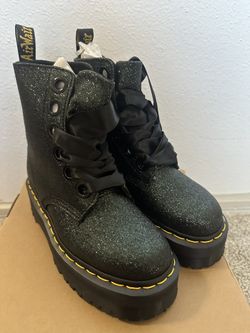 Doc Martens Molly Glitter Green