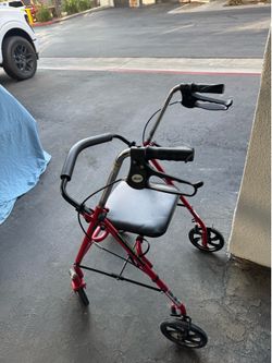 Red chair walker