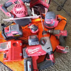 Milwaukee Multi Power Tool Set All For 500