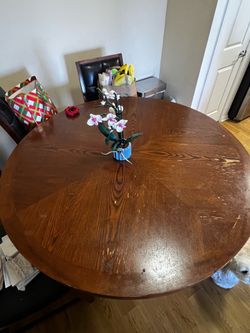 Wooden dining table set