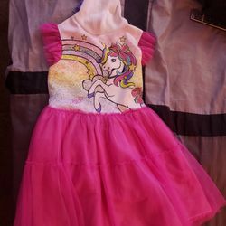 Jojo Siwa Unicorn Hooded Dress For Girls 