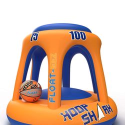 Hoop Shark Swimming Pool Basketball Hoop Set