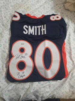 Denver Broncos Ros Smith signed jersey