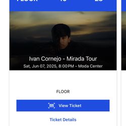 Ivan Cornejo Concert Tickets 