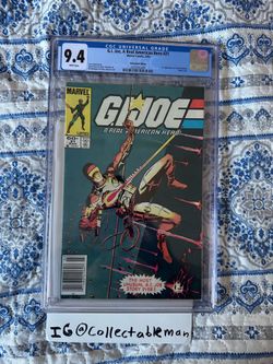 G.I. Joe, A Real American Hero #21  CGC 9.4 NEWSSTAND Marvel Comic 1984