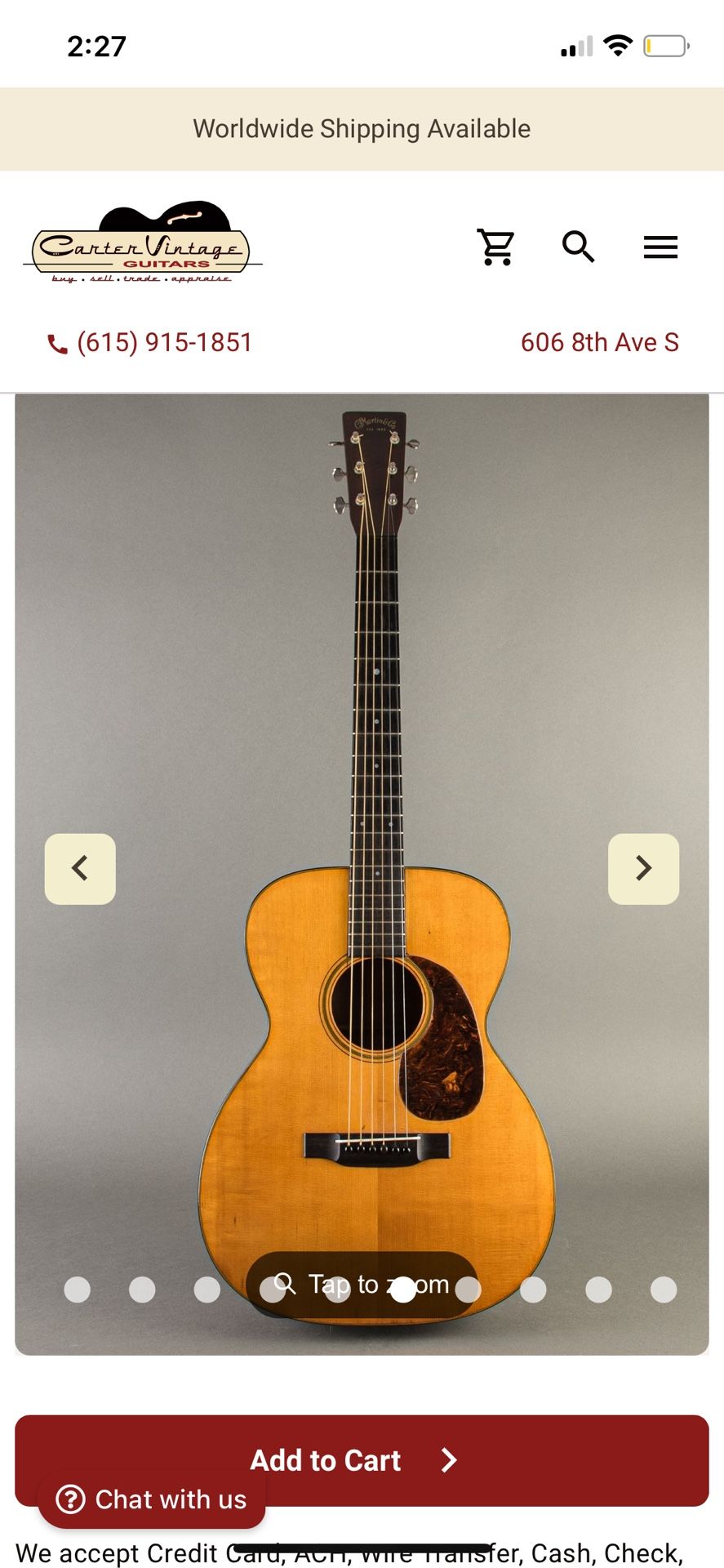 1933 Martin OM-18