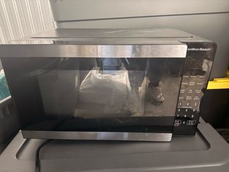 Hamilton Beach Stainless Steel Microwave – Works Great