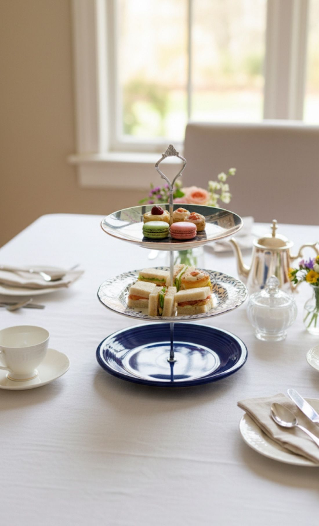 Porcelain 3 Tiered Base