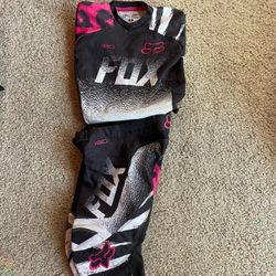 Little Girls Fox Racing 180 Riding Pants & Jersey 