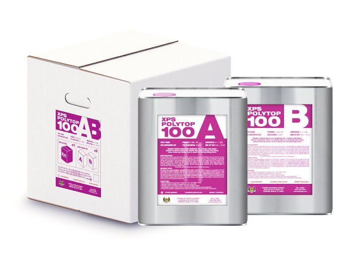 Polytop100 Fast Cure Polyaspartic Floor Coating – 2 Gal Kit