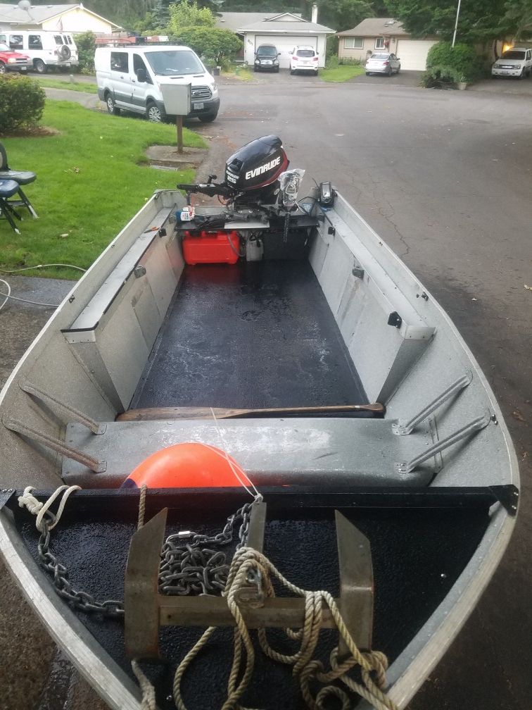 15ft sylvan Yukon aluminum boat