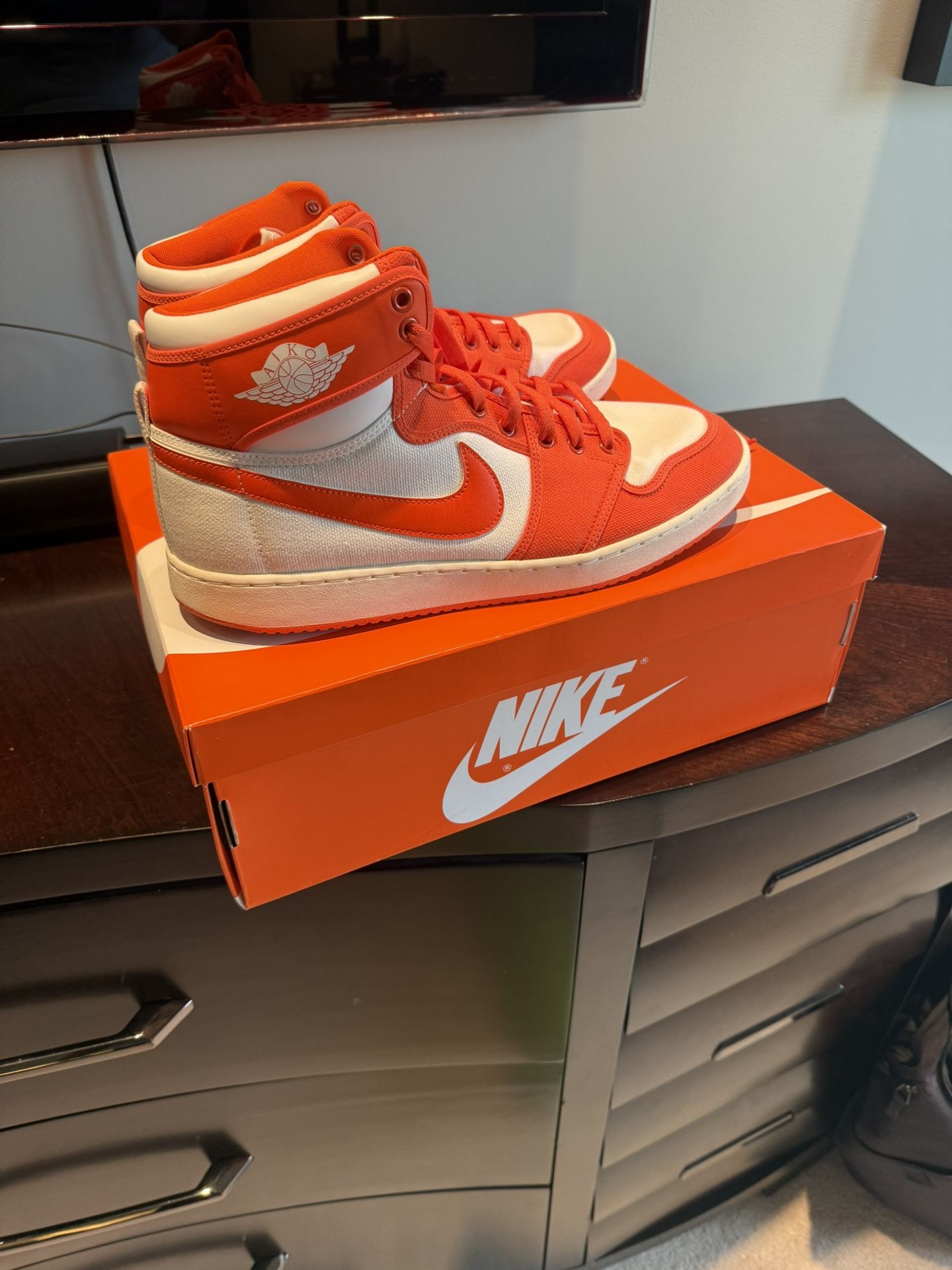 Nike Air Jordan 1 Retro AJKO Syracuse Orange Rush Hi Men’s Size 14