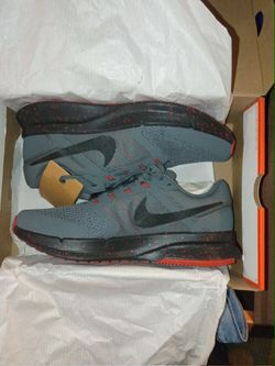 Nike Running Sneakers Gray Red Speckle