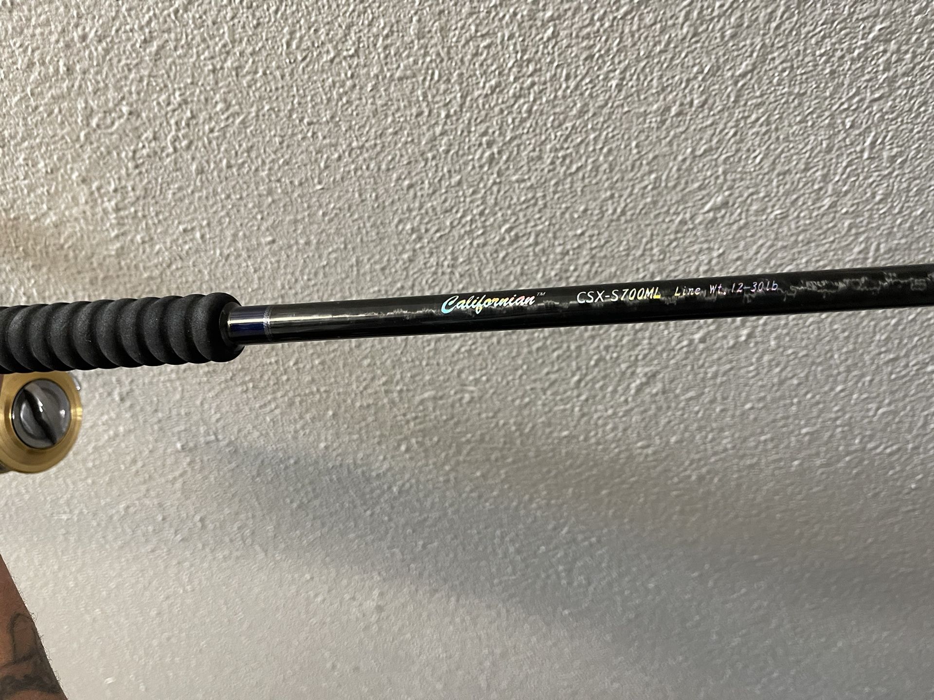 Californian CSX Saltwater Spin Rod CSX-S700ML Fishing Rod And Reel