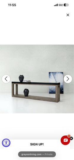 Console table