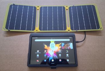 New Solar Tablet System with Wireless Mouse And Keyboard Includes Movie And TV Apps
‎