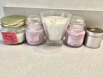5 NEW Energy Boosting Scented Candles Aromatherapy Positivity