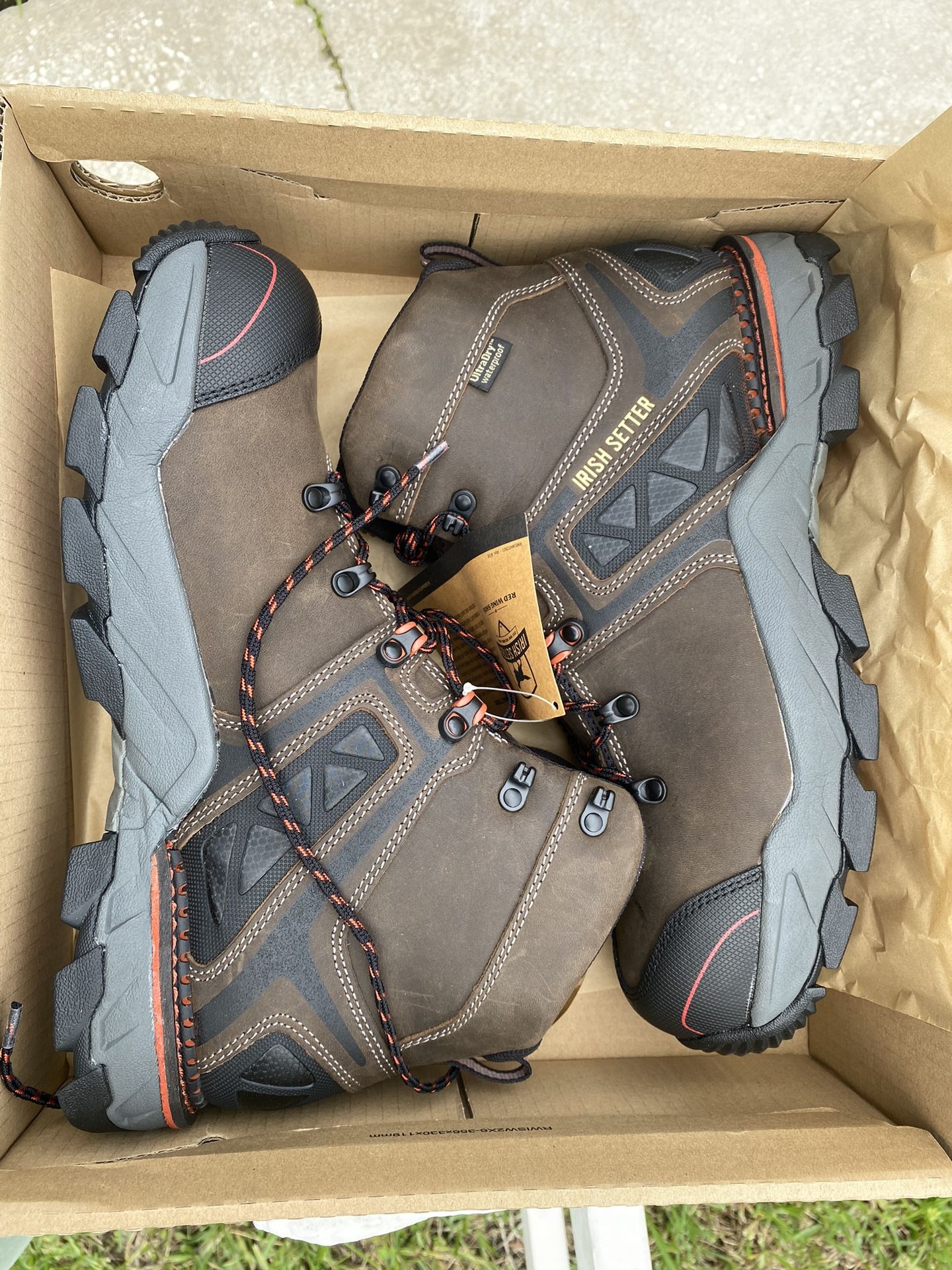 Red Wing Crosby Waterproof Leather Safety Toe Work Boot