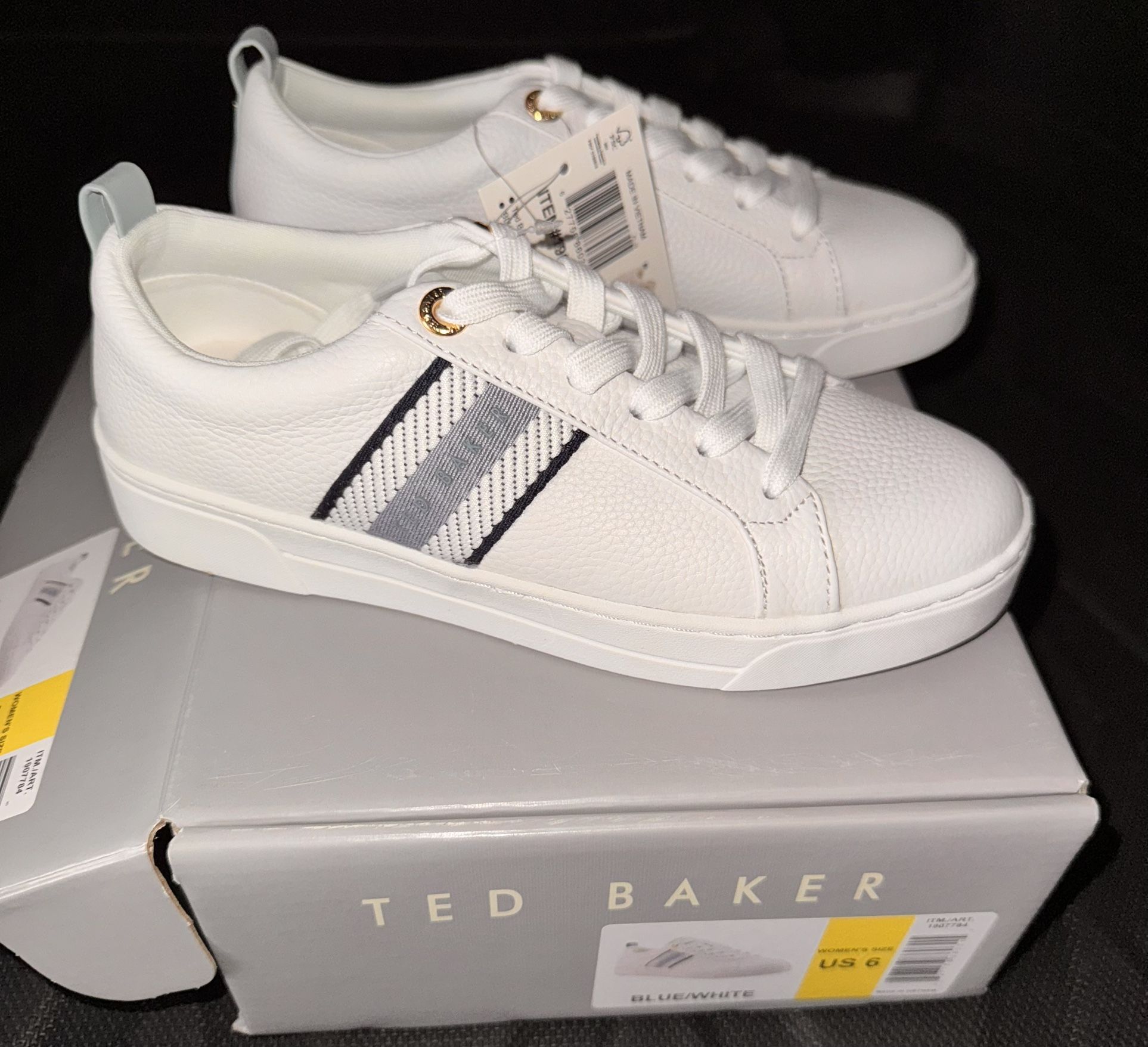 Ted Baker Women's Leather Sneaker, sz 6