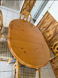 Dining table with chairs