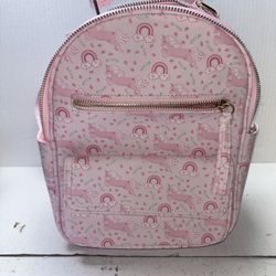 Under One Sky Pink Unicorn Mini Backpack