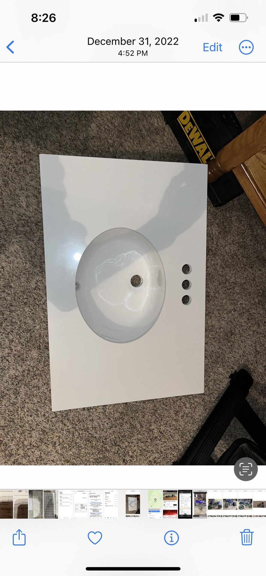 Bathroom Sink Top With Back Splash